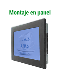  - Monitores industriales montaje en panel
